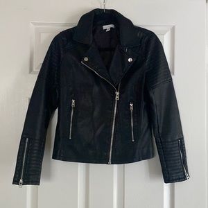 Top shop faux leather jacket